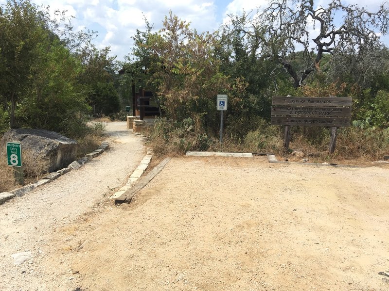 The Prospect St. trailhead.