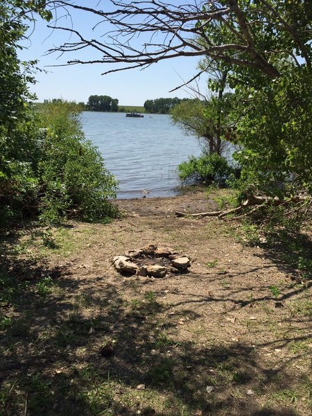 Another place to jump in the lake and cool down!