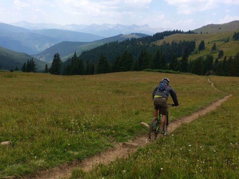 Heading down Kokomo Pass