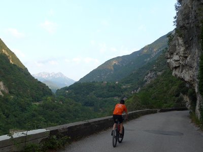 View from the Old Ponale Street into the Ledro-Valley