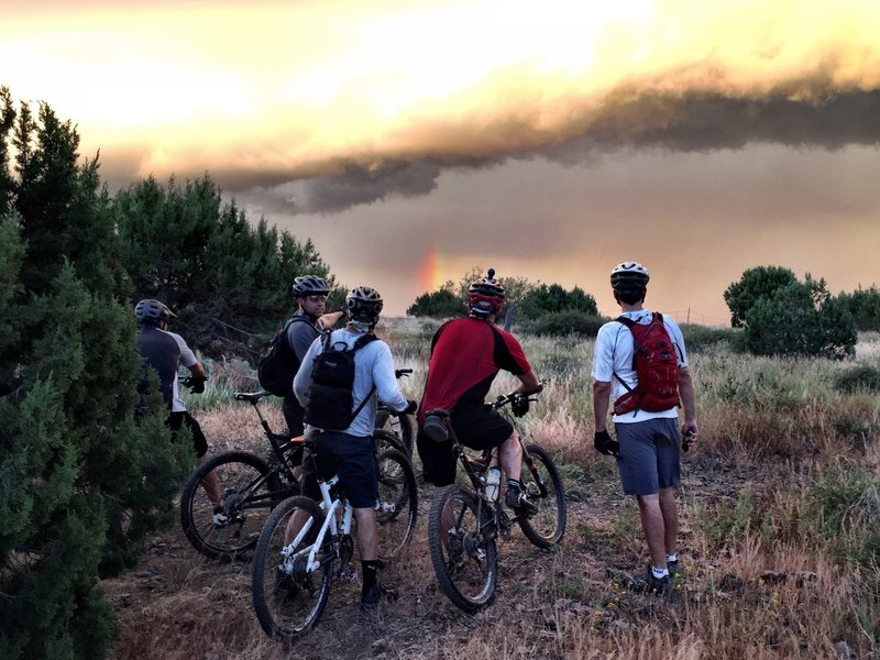 Watching a storm from Trail #347