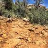 Embedded slab along Trail #345