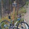 End of rideable trail, hike a bike the rest