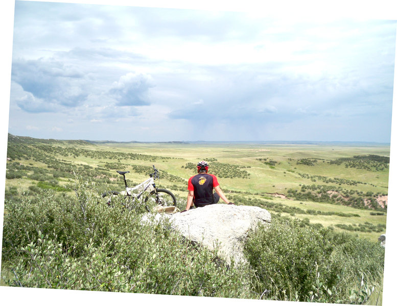 Endless prairie views