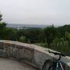 Muggy, foggy morning at the overlook