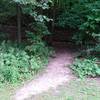 Bottom of Wall of Death, from the paved path