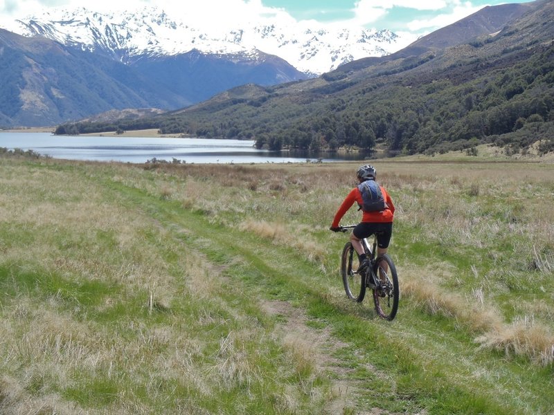 Approaching Lake Guyon from the east.