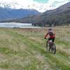 Approaching Lake Guyon from the east.