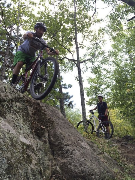 Having some fun on a rock roll!