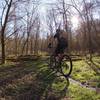 Down in the valley on the Archer's Fork Loop Trail on a spring day.