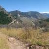 Eastern views of the amazingly striped hillsides above Minturn