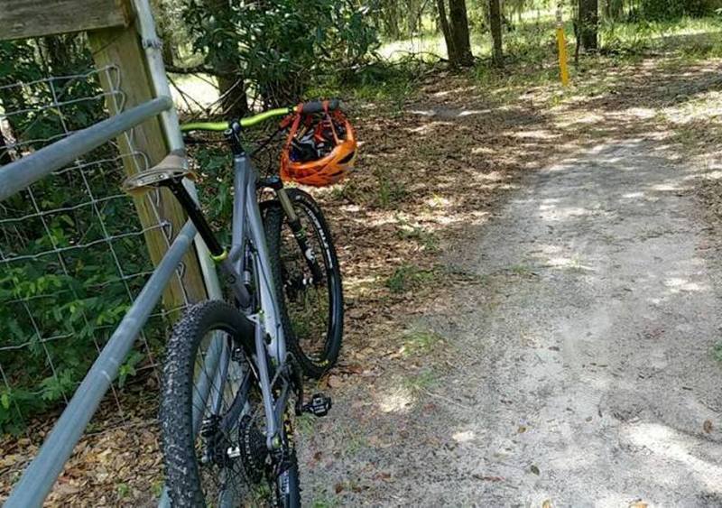 Entrance to the trails