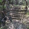 Stairs can present a hazard on the Village Trail