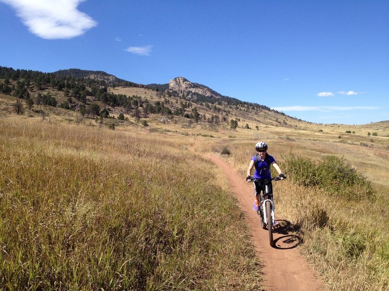 My daughter's first ever mountain bike ride!  I couldn't be happier!