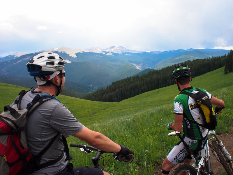 First view above tree line.