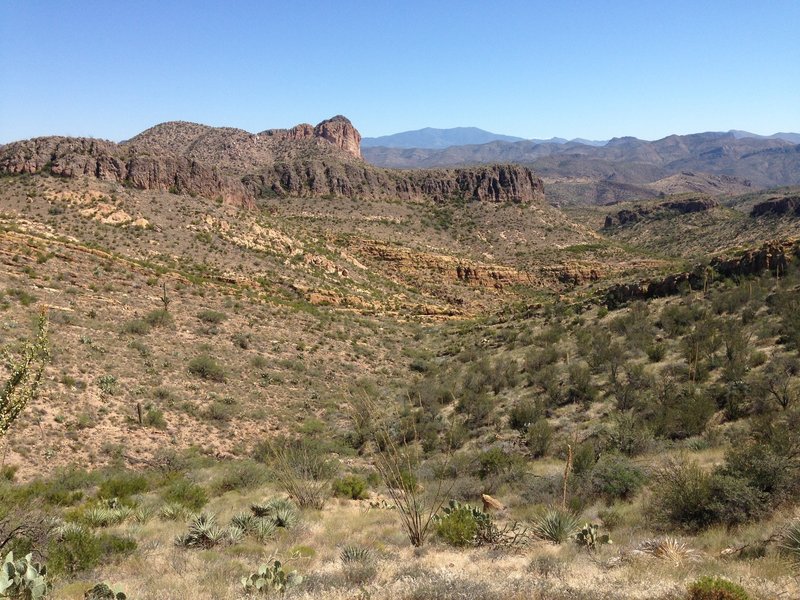 Just a picture of some of the scenery along the way, at about the 10 mile mark.