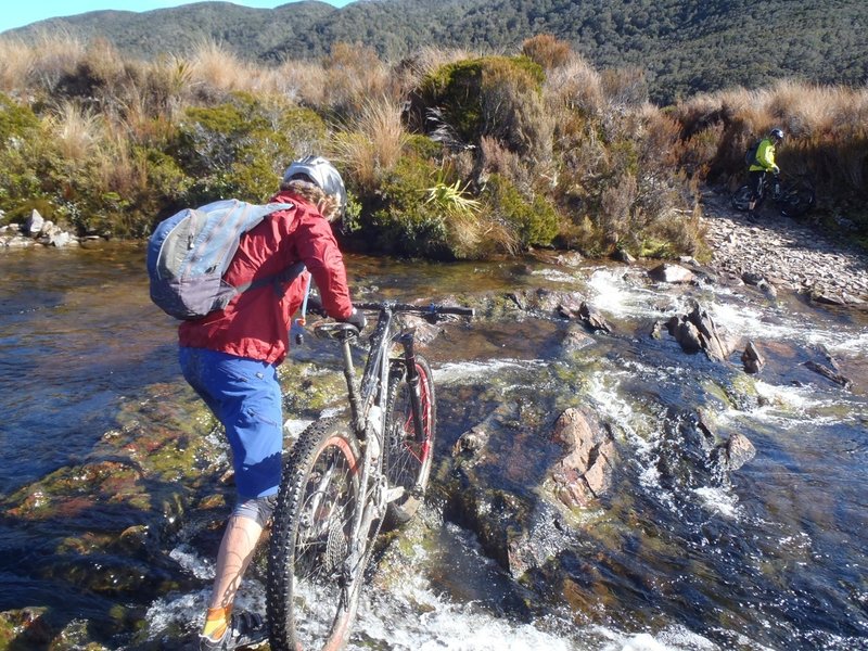 Stepping carefully across Big River