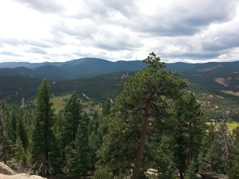 View from the top of the Ponderosa Trail