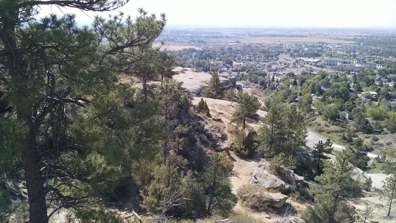 Some of the lower trails at Zimmerman Park