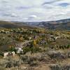 Eastward views from the ridgeline