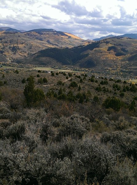 The views south from the top of the Mesquite Trail