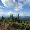 The top section of the downhill has some sweet views of Lake Tahoe!