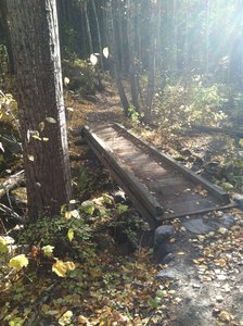 One of two bridge crossings!