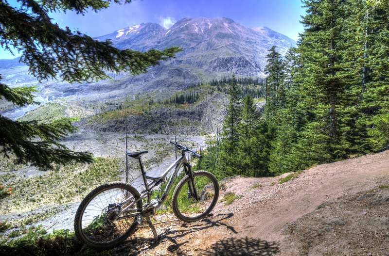 Mt. St. Helens from Ape Canyon Trail