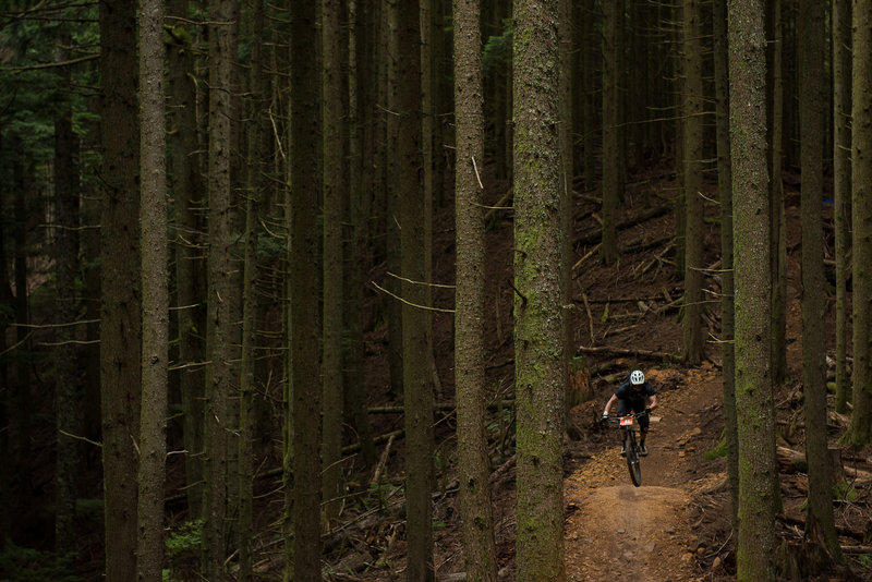 Clearing tables on Predator during the Cascadia Dirt Cup.