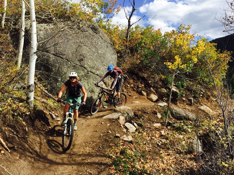 Rolling up the Hummingbird Trail.