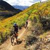 Hummingbird Trail, looking downvalley in the Hunter Creek valley.