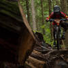 Wet roots adding to the excitement on Off The Grid during the Cascadia Dirt Cup.