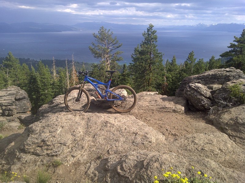 Looking south over Lake Tahoe.