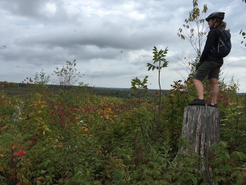 Best vantage point to view the surrounding topography.