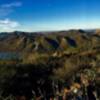 This is the top of the Bernardo Summit trail facing west.