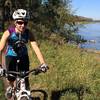 Riding along the Platte.