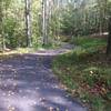 Continue down the asphalt paved multi use path to Loop E.