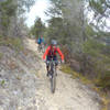 Starting the descent to Doom Creek bridge