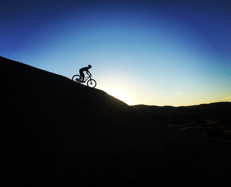 Slickrock Trail is beautiful in the evening...