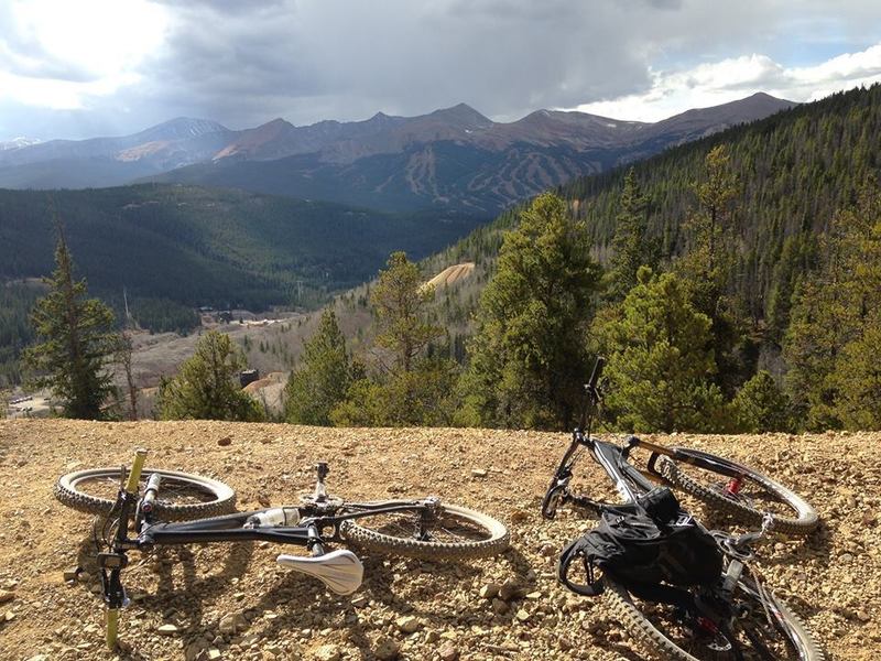 Lower Sidedoor looking towards Breckenridge Ski Area.