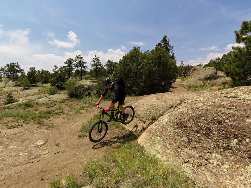 Sending a nice drop on Blue Sky Loop.