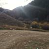 View of trailhead from the parking area.