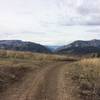 A typical vista along the last 2 miles of the dirt road.