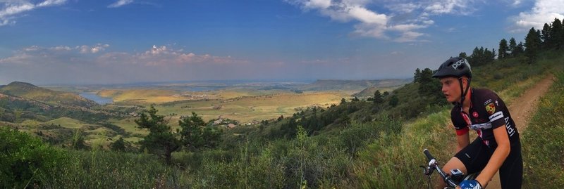 Viewpoint from the trail.