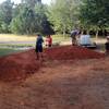 The start of the North Mecklenburg pump track rebuild that was completed Summer of 2015