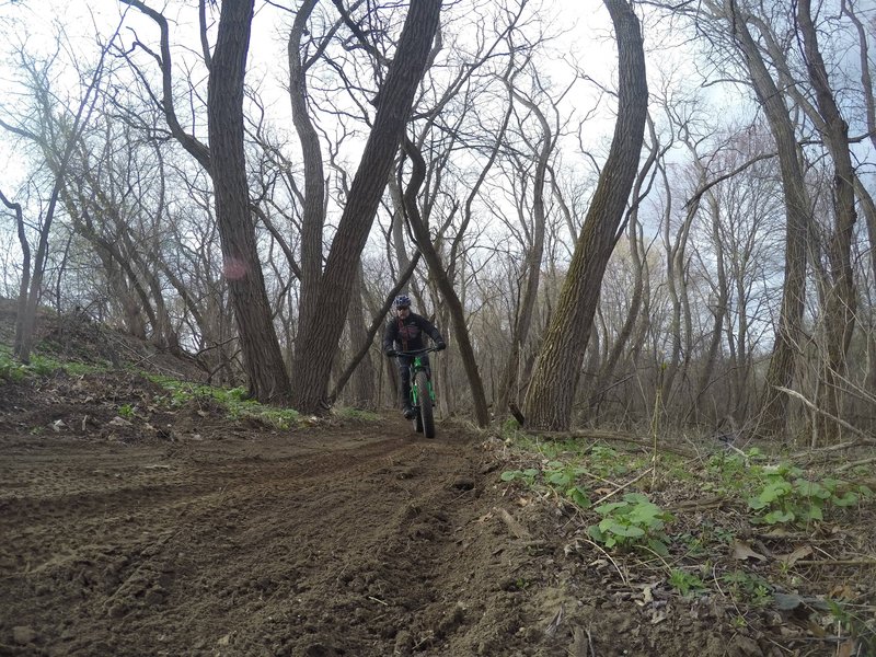 Cruising around the Appleton Lake Loop.