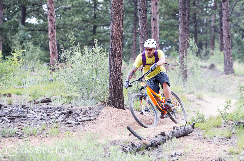 Late spring is the best time to ride the Colorado Trail in Buffalo Creek... the trail does better with rain.