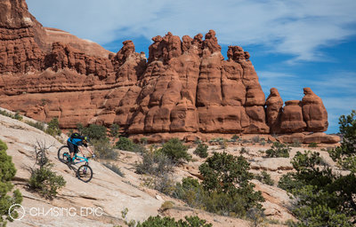 Navajo Rocks Loop Mountain Bike Trail Moab Utah