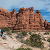 A Goblin Valley-esque rock formation on Ramblin', in the Navajo Rocks area.