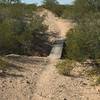 Narrow bridge with loose sounding boards. Looks harmless enough...